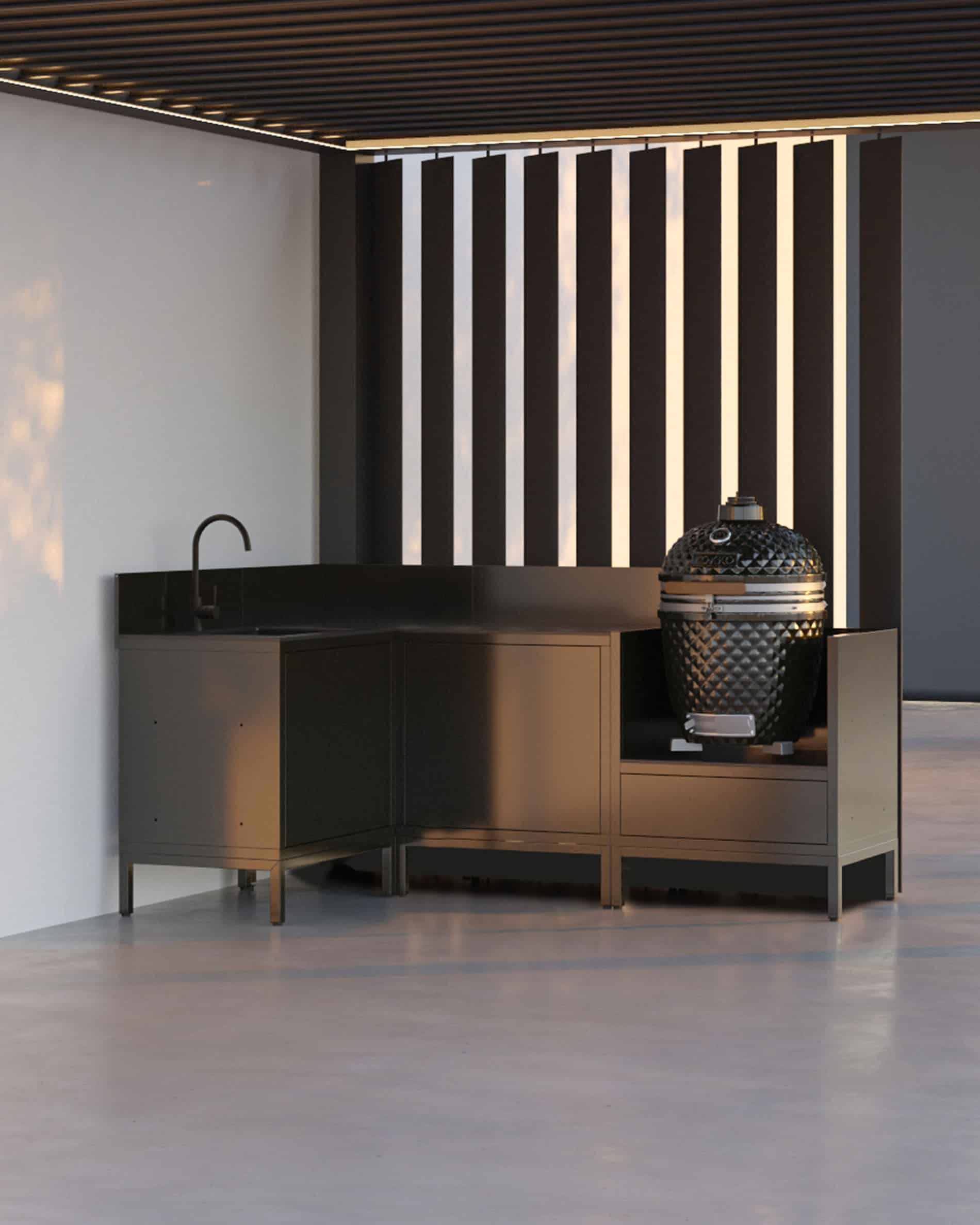 Meuble évier de cuisine d'extérieur PILOTIS - Image 13