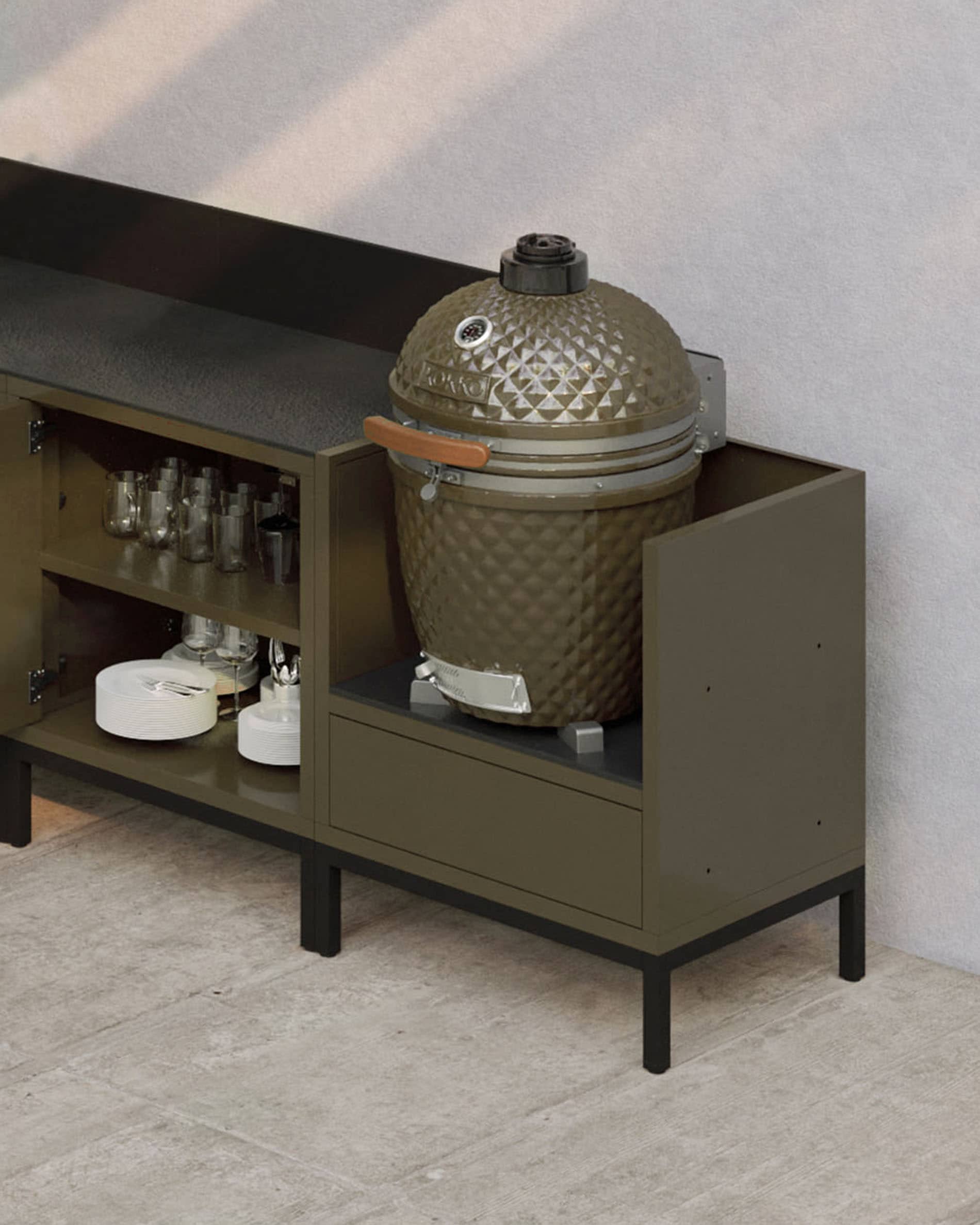 Cuisine d'extérieur PILOTIS - 4 modules avec angle pour Kokko - Image 28
