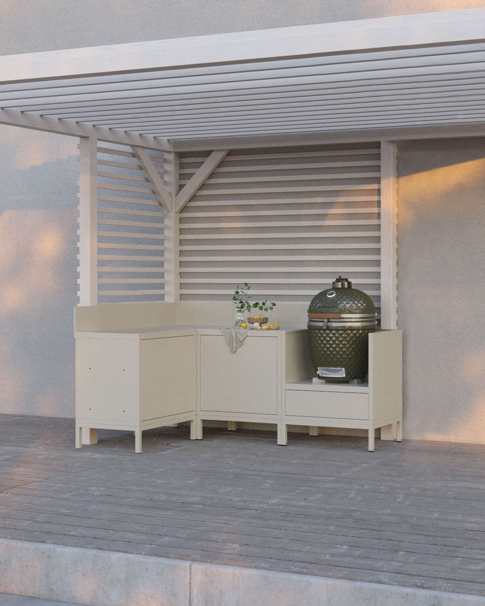 Cuisine d'extérieur PILOTIS - 4 modules avec angle pour Kokko - Image 31