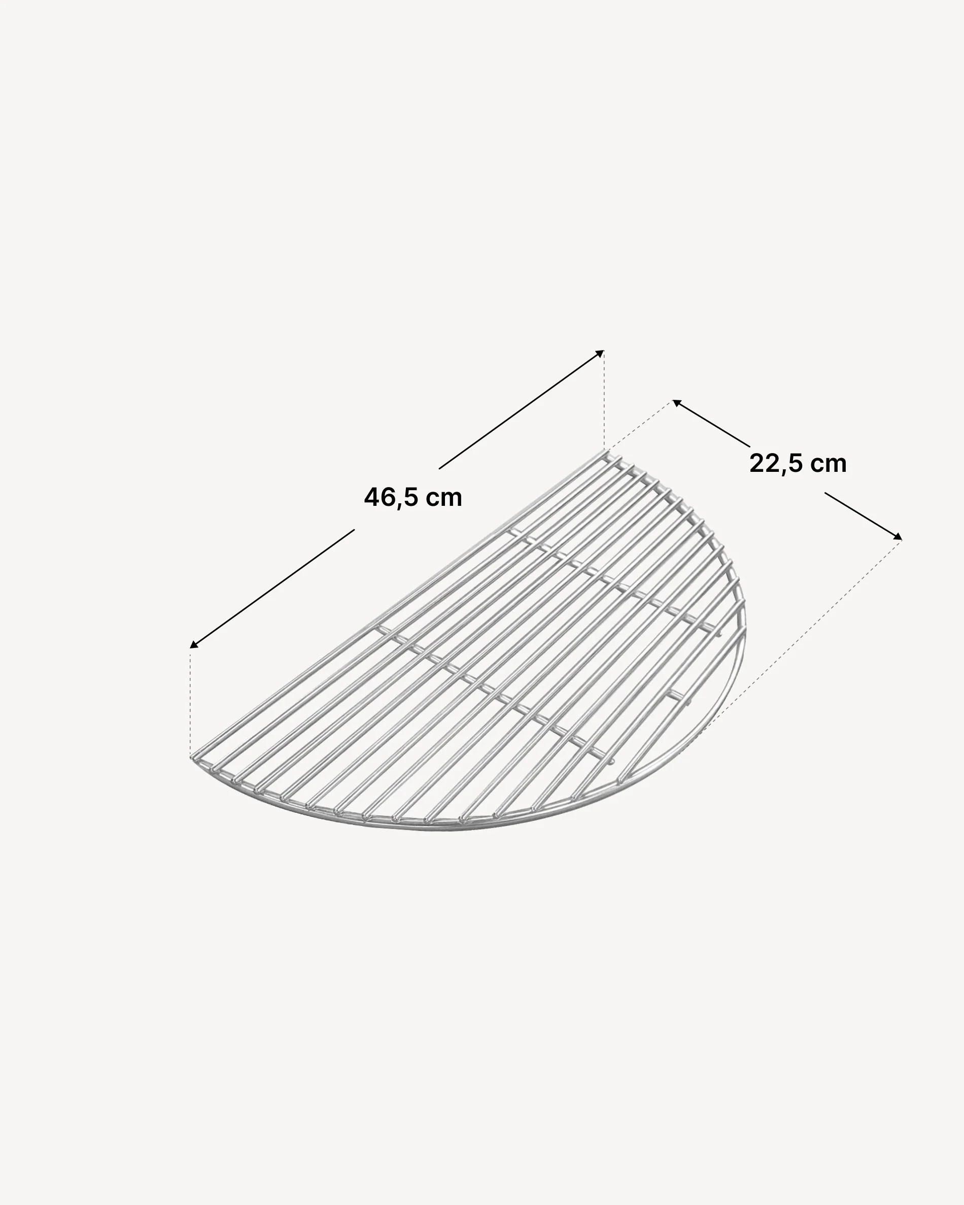 Demi grille de cuisson en inox - Image 4