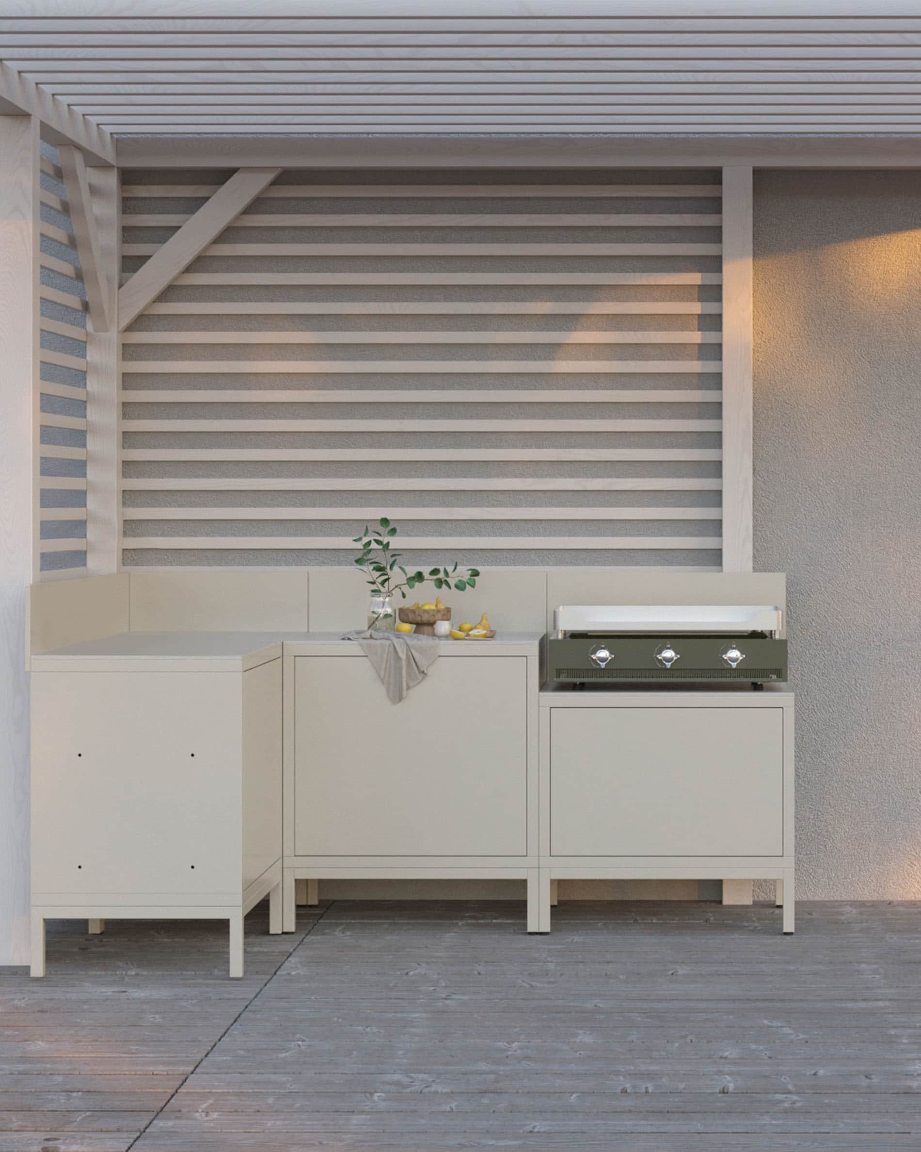 Meuble pour plancha de cuisine d'extérieur PILOTIS - Image 18